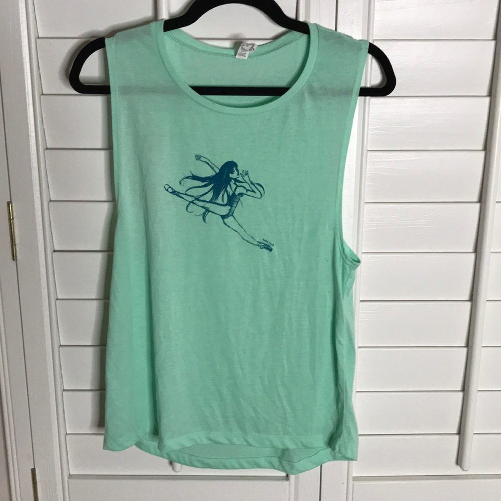 Ballet Freak Anime Flowy Tank